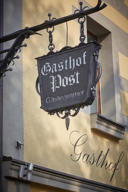 Hotel-Gasthof Die Post Brennerei Frankenhoehe Schillingsfürst Eksteriør bilde